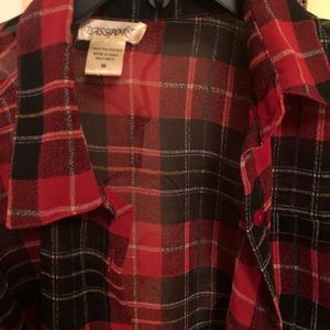 Long sleeve plaid shirt